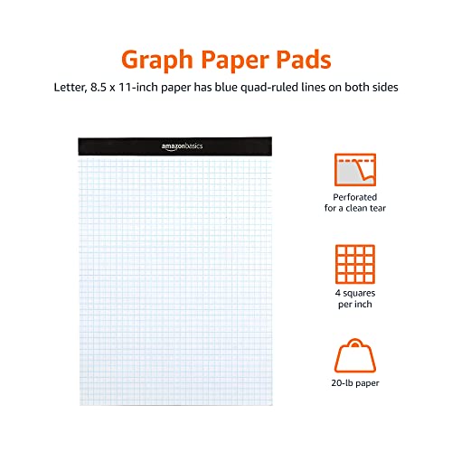 AmazonBasics Quad Ruled Graph Paper