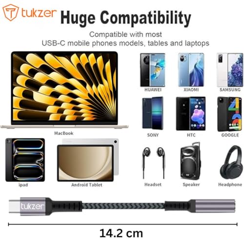 Tukzer Type C to 3.5mm