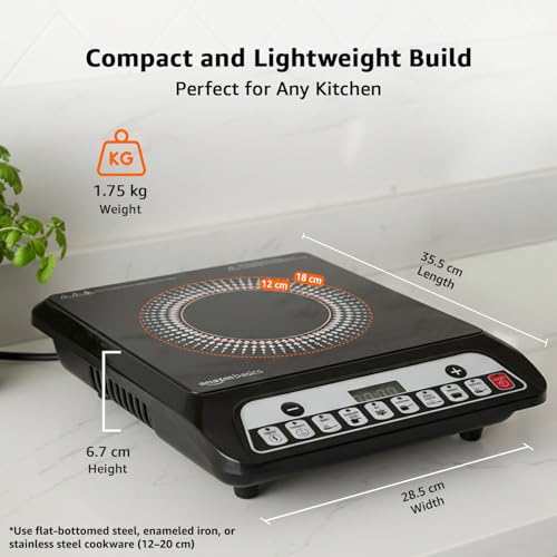 Amazon Basics 1600W Induction Cooktop