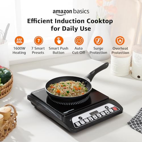 Amazon Basics 1600W Induction Cooktop