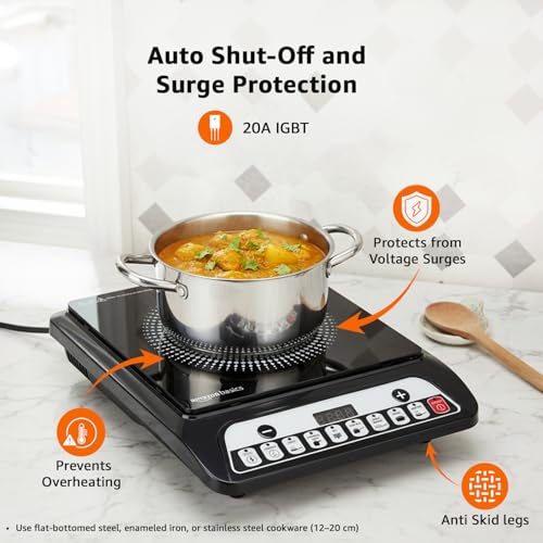 Amazon Basics 1600W Induction Cooktop