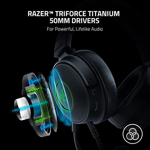 Razer Kraken V3 - Wired USB Gaming Headset - RZ04-03770200-R3M1 - Image 4