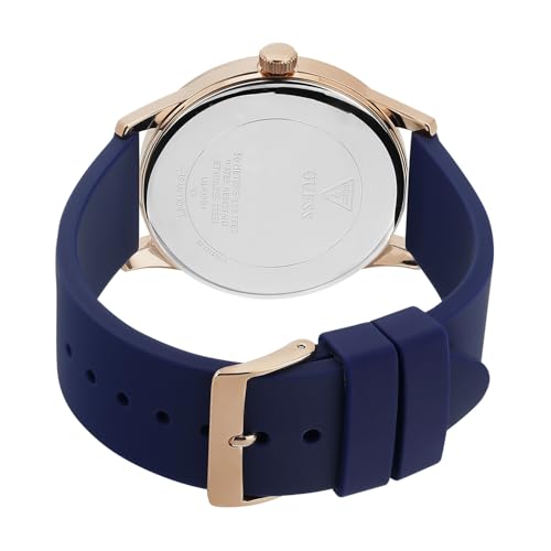 Guess Round 43mm Blue Dial Analog Men Watch - U1409G4M - Image 4