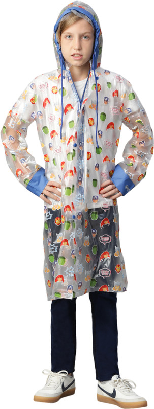 CITIZEN Self Design Boys & Girls Raincoat