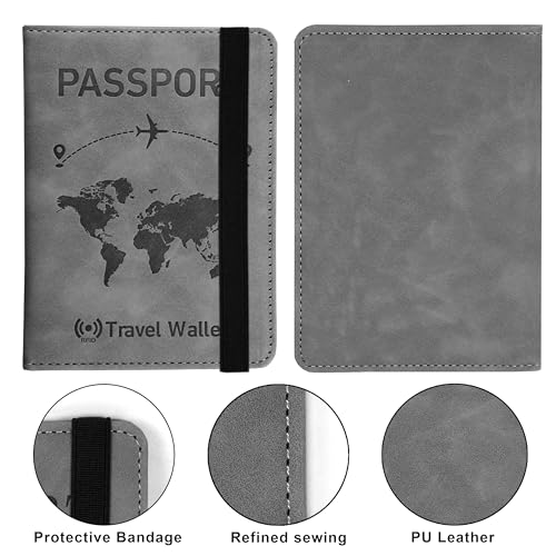 DAHSHA Grey RFID Blocking PU