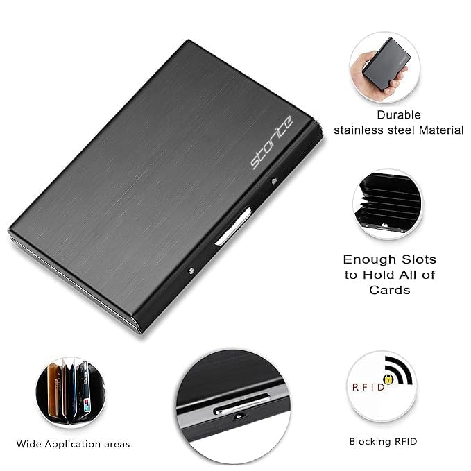 Storite Black 8 Slots RFID
