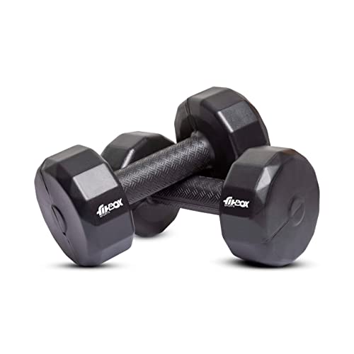 FitBox Sports 5kg Diamond Dumbbells