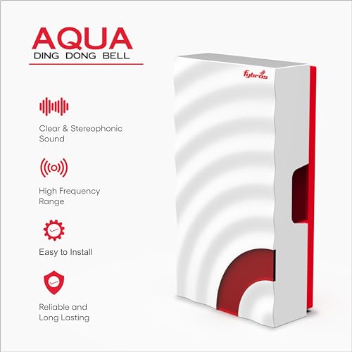 Fybros Aqua Ding Dong Door Bell for Home(Pack of 2)- Made in India - Image 3