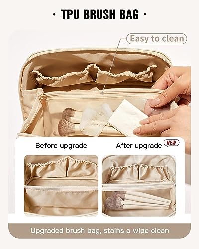 SHOPPOFOBIX Makeup Pouch, Large Capacity
