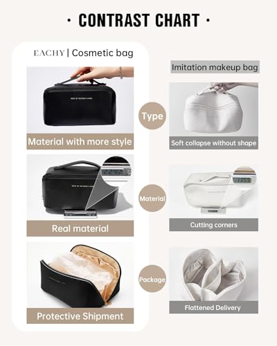 SHOPPOFOBIX Makeup Pouch, Large Capacity