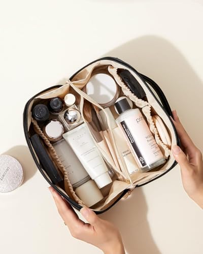 SHOPPOFOBIX Makeup Pouch, Large Capacity