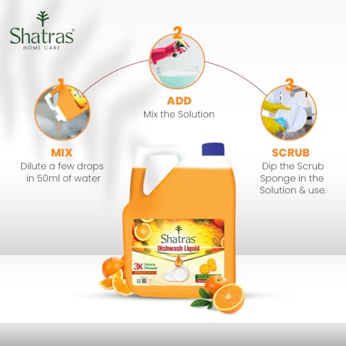 Shatras Orange Dishwash Liquid