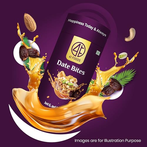 41 Foods Premium Classic Date Bites | Dates Burfi | 200g - Image 4