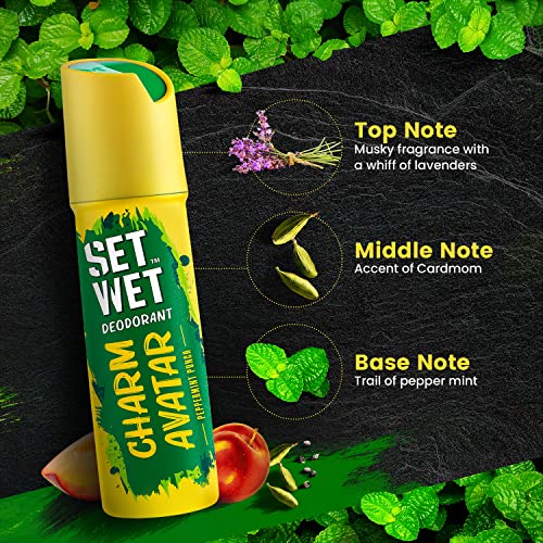 SET WET Deodorant Spray Perfume