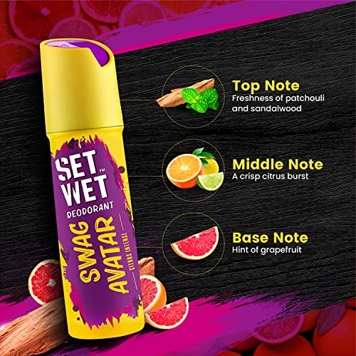 SET WET Deodorant Spray Perfume
