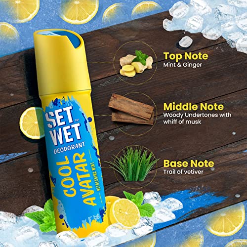 SET WET Deodorant Spray Perfume