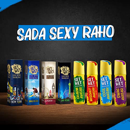 SET WET Deodorant Spray Perfume