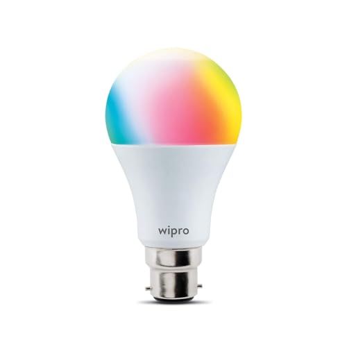 wipro 9W B22 LED Multicolor WiFi Smart Bulb, (NS9200) - Image 4
