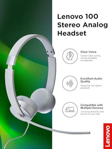 Lenovo 100 Stereo Analogue Wired