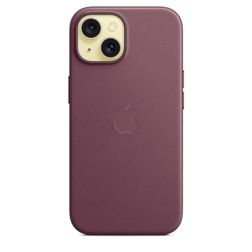 Apple iPhone 15 FineWoven Case with MagSafe - Mulberry ​​​​​​​ - Image 4