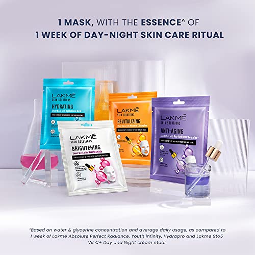 Lakme Skin Solutions Sheet Mask Revitalizing with Vitamin C 25ml - Image 4