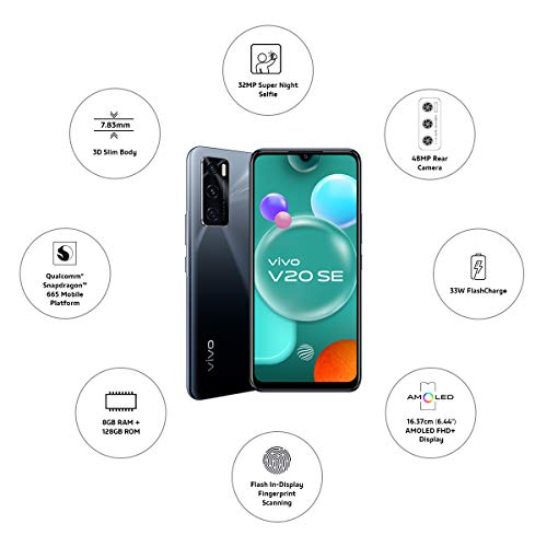 Vivo V20 SE (Gravity Black, 8GB RAM, 128GB ROM) - Image 4