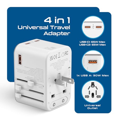 Ceptics TravelAdapter 4 in 1