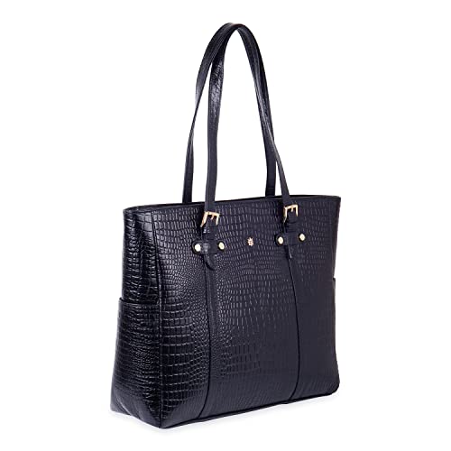 Tortoise Womens Shoulder Laptop Handbag - Image 4