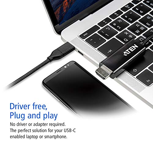 ATEN 2.7M USB-C to 4K HDMI Converter - Image 4
