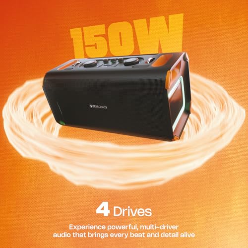 Zebronics Party Speaker, 150W, AURACAST