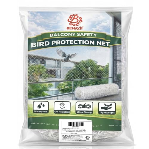 BENAVJI Bird Net for Balconies