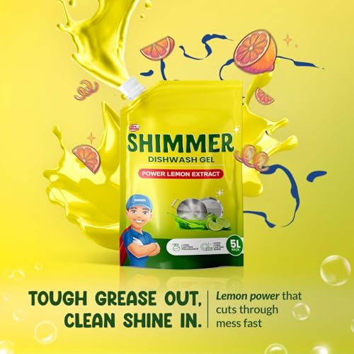 Shimmer Dishwash Gel – 5L