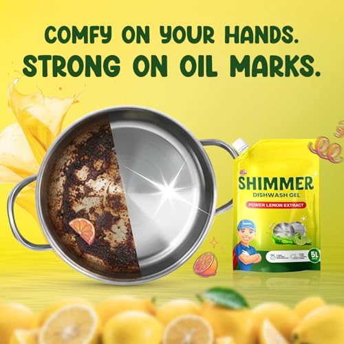 Shimmer Dishwash Gel – 5L