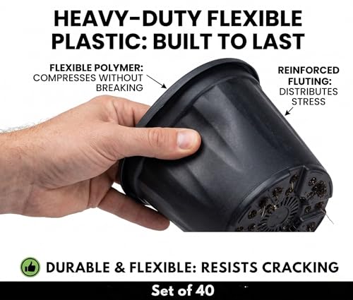 Plastic Flower Pots 3 Inch