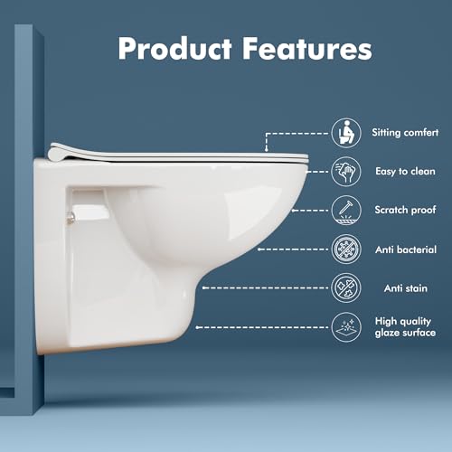 WASSMIST Commode Toilet | Western