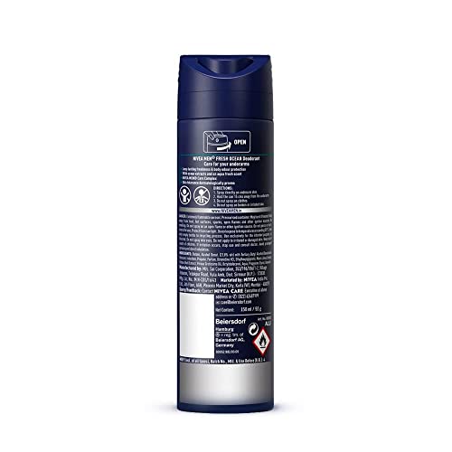 NIVEA MEN Ocean Spray Deodorant For Men, 150Ml (Pack Of 3) - Image 3