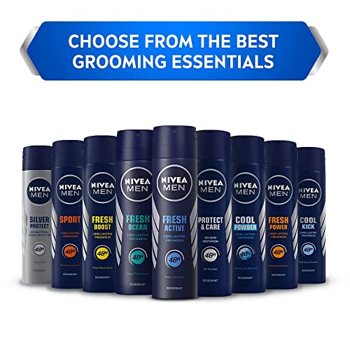 NIVEA MEN Ocean Spray Deodorant For Men, 150Ml (Pack Of 3) - Image 6