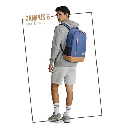 Gear Classic 49 cms Brown and Blue Casual Backpack (BKPCAMPS81002) - Image 3