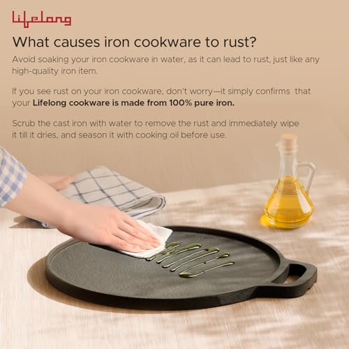 Lifelong Cast Iron Fry Pan