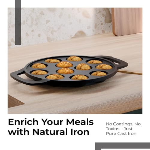 Lifelong Cast Iron Paniyaram Pan