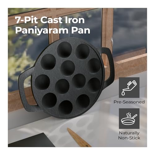 Lifelong Cast Iron Paniyaram Pan