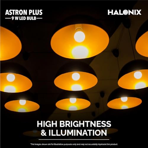 Halonix 9W B22 Yellow Led Bulb, Pack of 10 - Image 5
