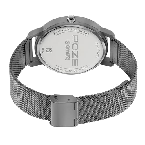 Sonata Poze Quartz Analog Grey