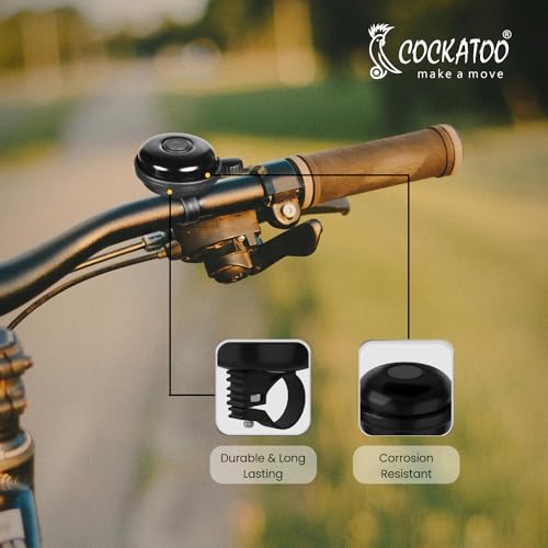 Cockatoo BB01-Lightweight Steel Bicycle Bell