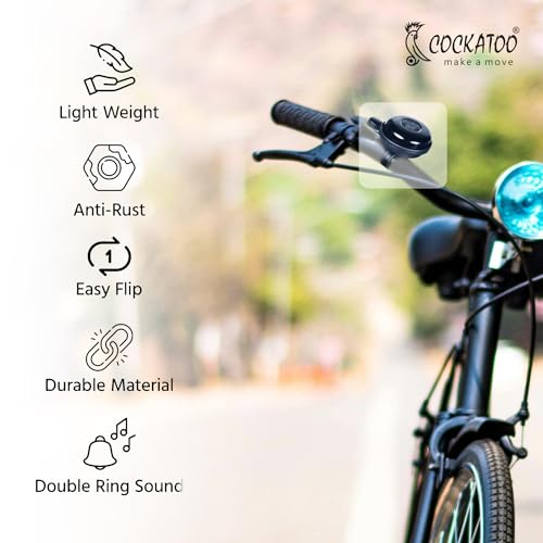 Cockatoo BB01-Lightweight Steel Bicycle Bell