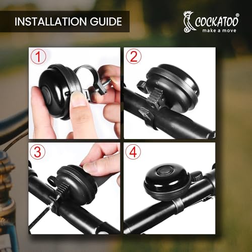 Cockatoo BB01-Lightweight Steel Bicycle Bell