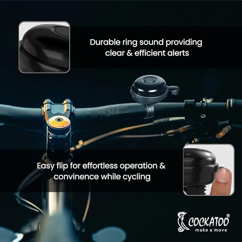 Cockatoo BB01-Lightweight Steel Bicycle Bell