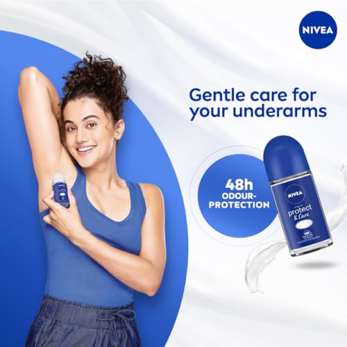 NIVEA Protect & Care Roll On Fresh, Unisex (50Ml) - Image 4