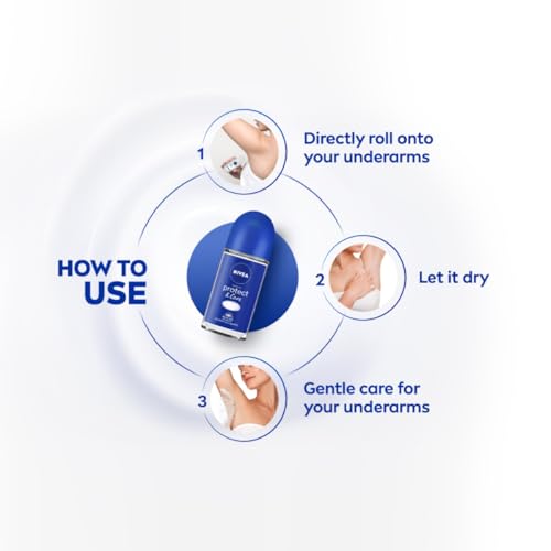 NIVEA Protect & Care Roll On Fresh, Unisex (50Ml) - Image 7