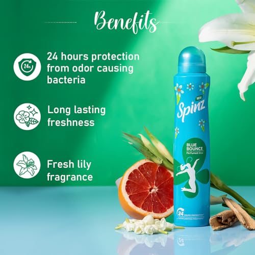 SpinZ Blue Bounce Perfumed Aerosol